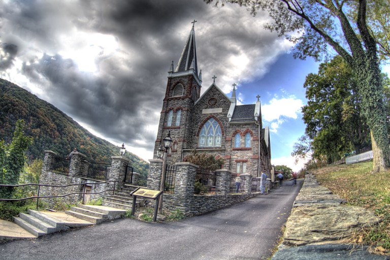 Stone Sentinel Above Historic Harpers Ferry