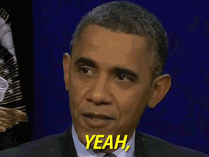A man with short hair and a serious expression nods while saying "Yeah" in a conversation.