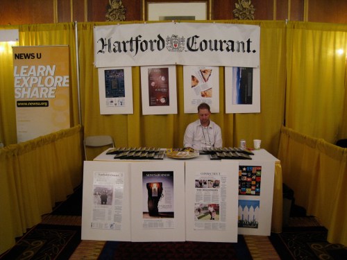 Hartford Courant booth