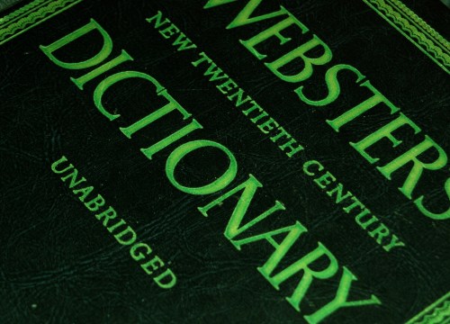 Webster Dictionary