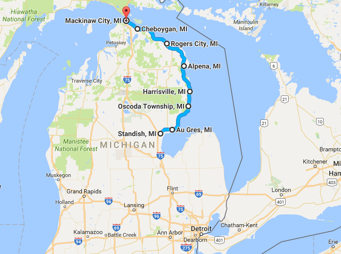 The Most Scenic Road Trip Along The Michigan East Coast