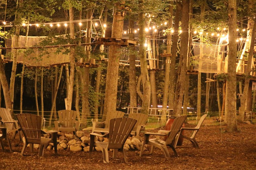 This Illuminated Adventure Park In Connecticut Takes Outdoor Fun To A