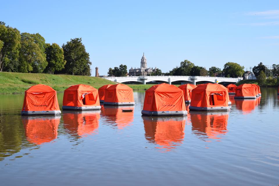 einbruchsicheres zelt Universal-Zelt, Veranda-Erweiterung, 4-Mann-Doppeltüren und Vier Fenster, insektensicheres Zelt, praktisches, Robustes großes für Camping, Wandern, Bergsteigen Interesting Sport & Freizeit 20ft Inflatable Igloo Dome Table Colour:Blue & Yellow ranger 65 annex