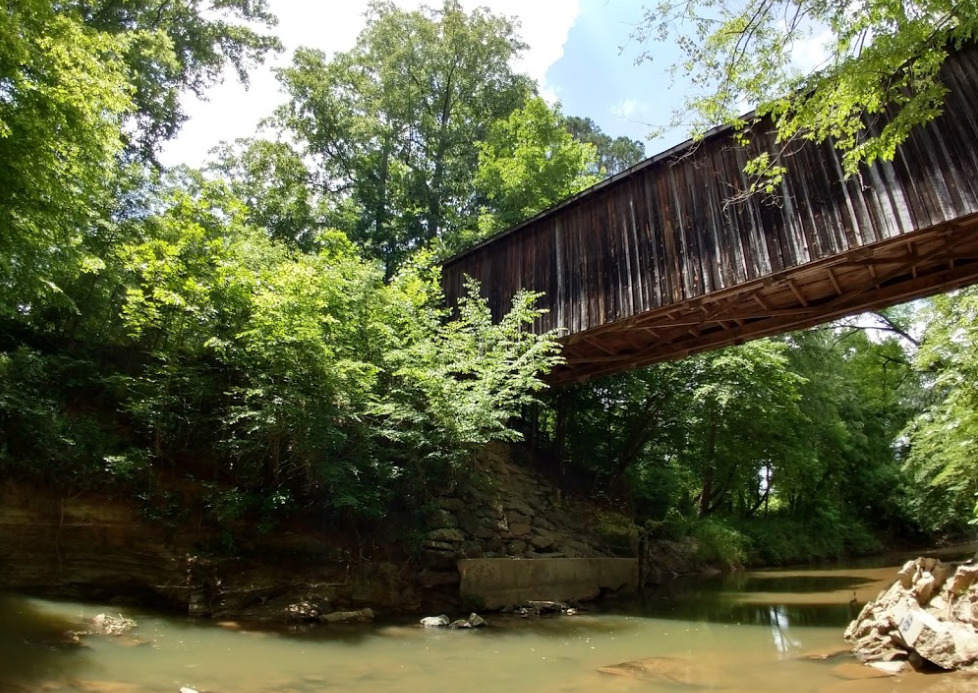 Bunker Hill Covered Bridge In North Carolina Was Built In1895