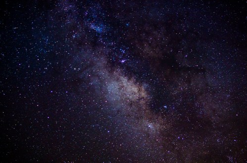A stunning view of the night sky filled with countless stars and the Milky Way galaxy.
