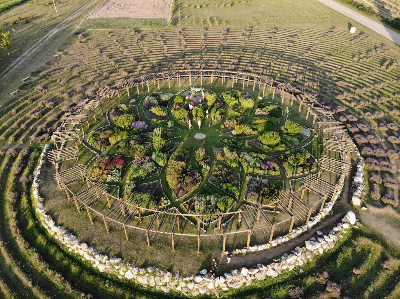 This Lavender Farm In Michigan Also Happens To Be A Labryinth
