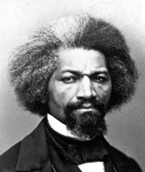 Portrait of a man with a prominent afro and beard, wearing a formal suit, conveying a serious expression.