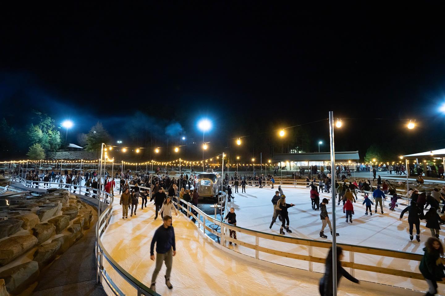 Enjoy Ice Skating Near Charlotte At The Whitewater Center