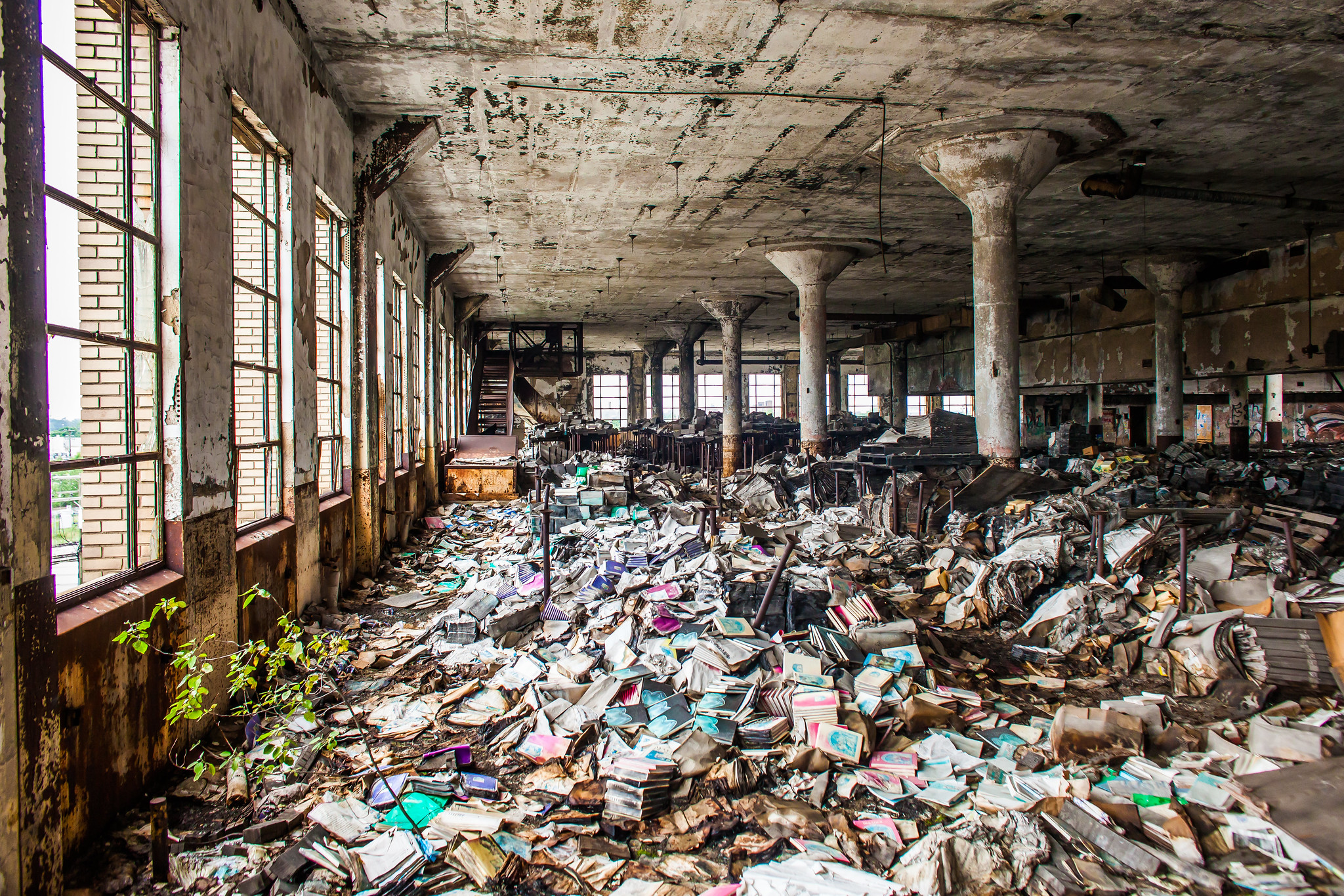 This Abandoned Detroit Book Warehouse Is Fascinating Yet Sad
