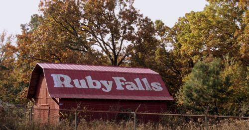 Barn at Ruby Falls in Tennessee
