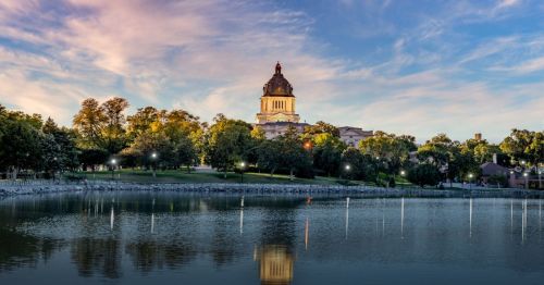 The capital building in Pierre, South Dakota