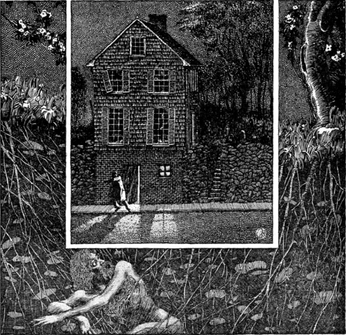 A simple black silhouette of a cat sitting upright with its tail curled around its body.