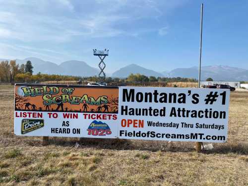 Sign for "Field of Screams," Montana's #1 haunted attraction, open Wednesday to Saturday. Listen to win tickets.