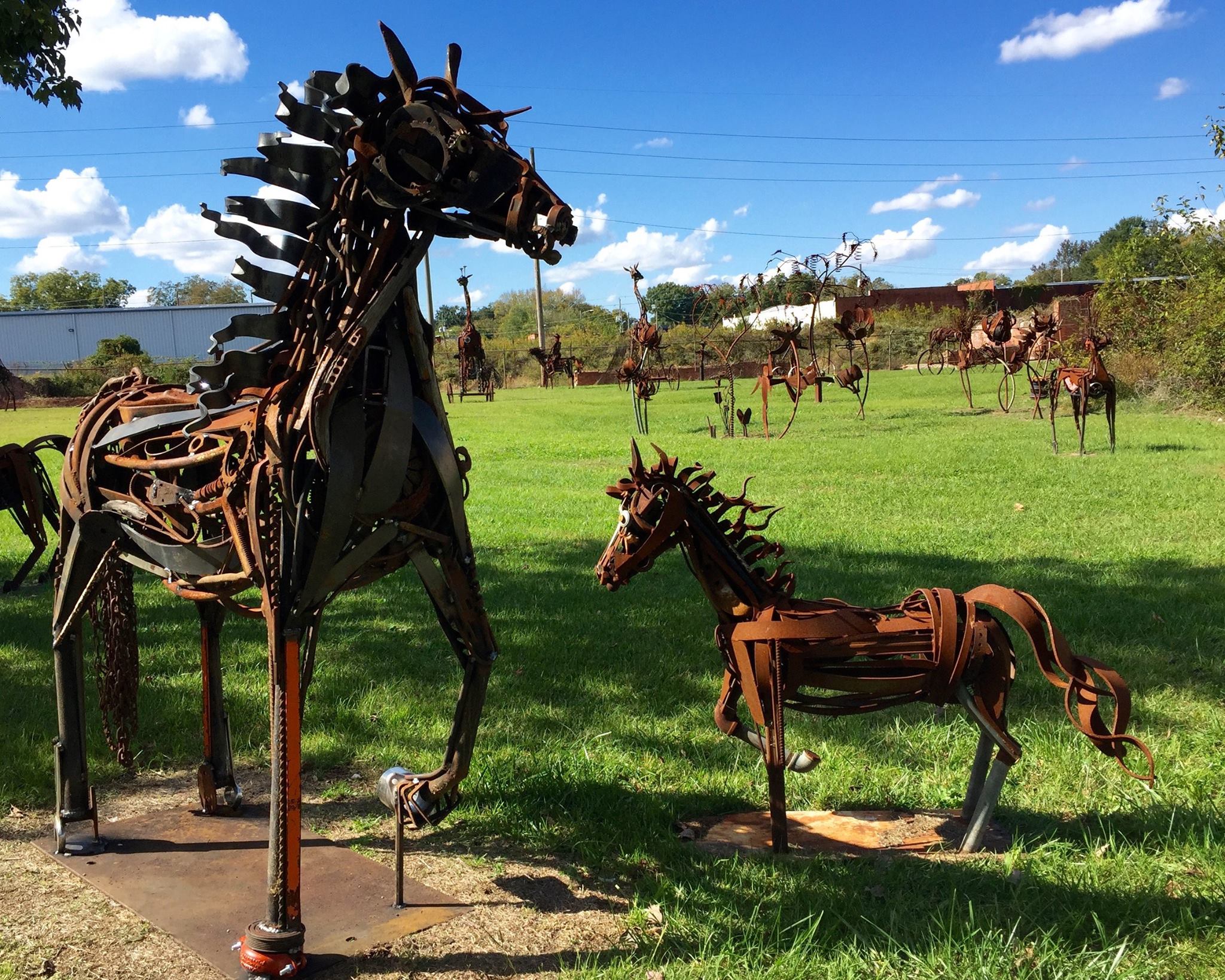This Roadside Metal Zoo In North Carolina Is A Must See Attrraction