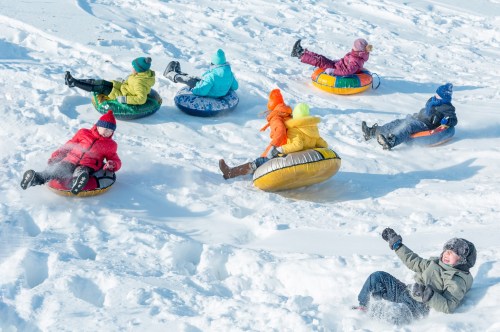 Snow tubing in Michigan