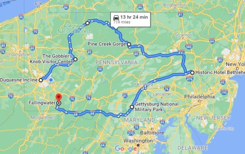 This Epic Road Trip Leads To 7 Iconic Landmarks In Pennsylvania