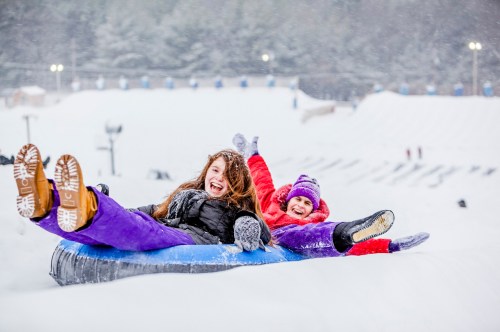 Snow tubing in Illinois
