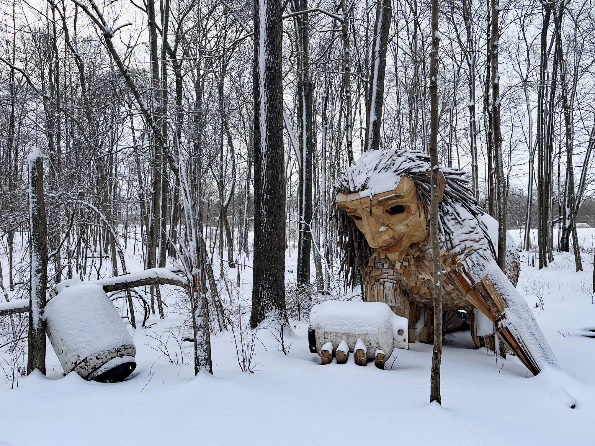 See The Wonderfully Whimsical Giant Trolls At Aullwood Audubon In Ohio