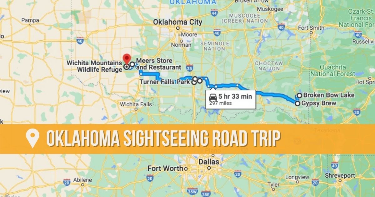 Take A Beautiful Roadtrip Across Southern Oklahoma