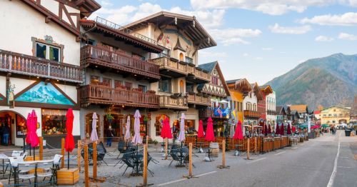 The main street in Leavenworth, Washington, one of the most charming places in America