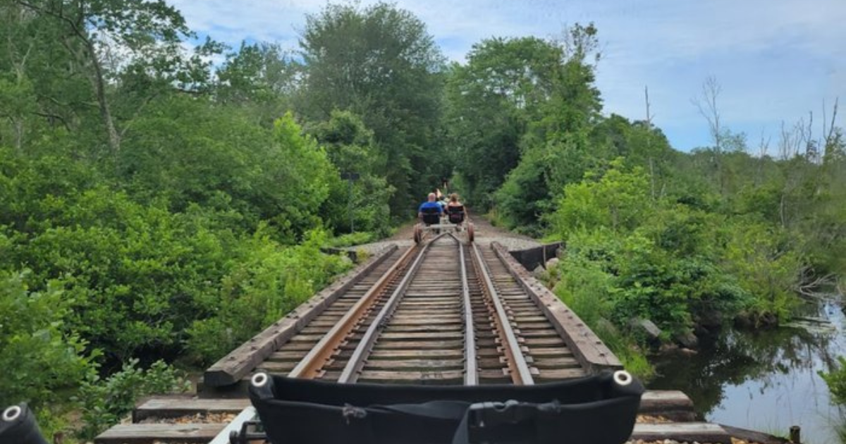 This Unique Rail Biking Experience In Connecticut Belongs On Your