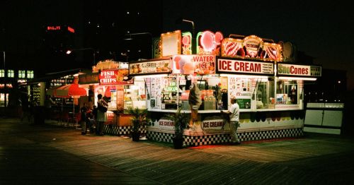 Atlantic City Boardwalk in New Jersey