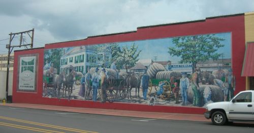 Mural in Magnolia, Arkansas