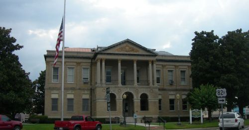 The Columbia County Courthouse in Arkansas