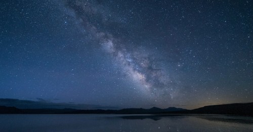 Milky way as seen from the Nevada Desert with little light pollution