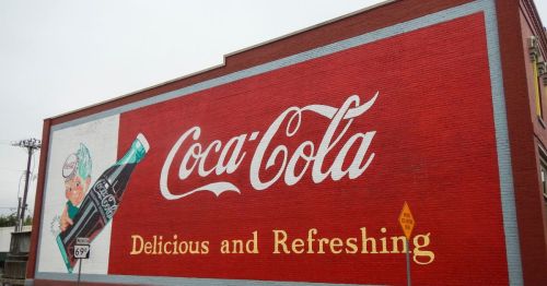 A mural of Coca Cola in Batesville, Arkansas