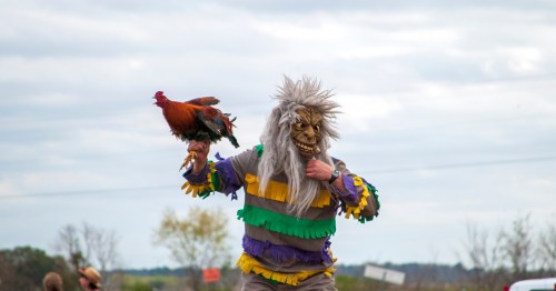 Courir de Mardi Gras Chicken Chasing in Mamou Louisiana