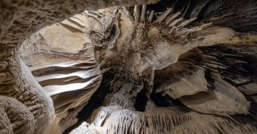 Otherworldly formations inside Lehman Caves at Great Basin National Park