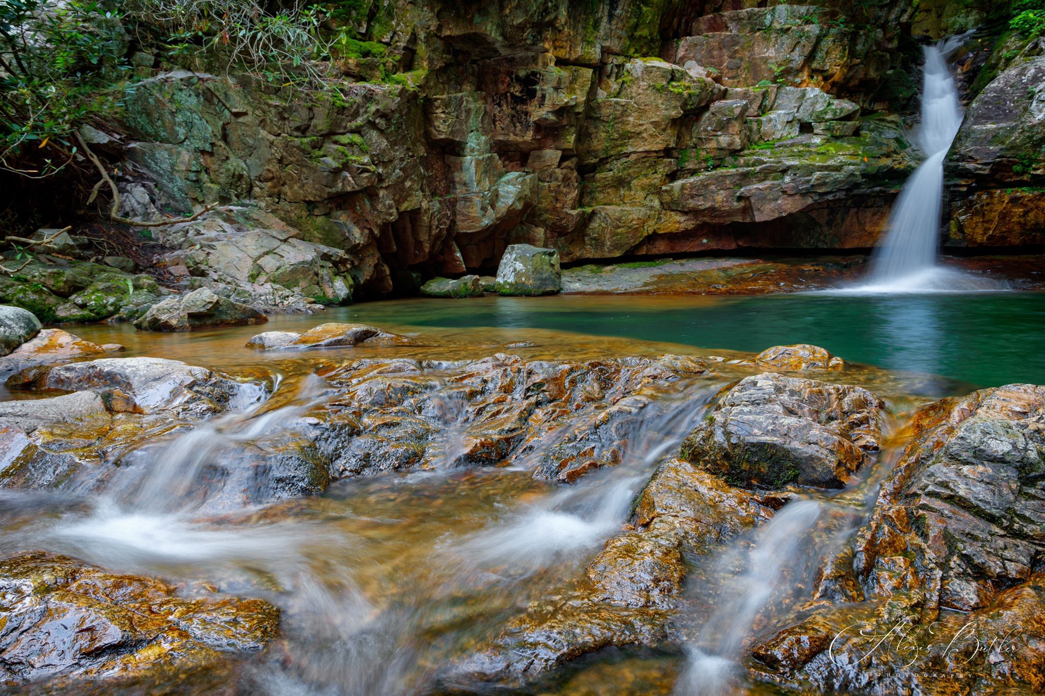 See Sapphire Water At Blue Hole Falls In Elizabethton Tennessee