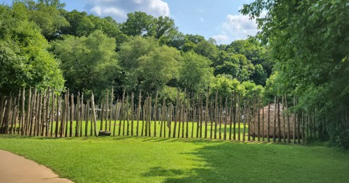 The Occaneechi Indian Village in Hillsborough, North Carolina.