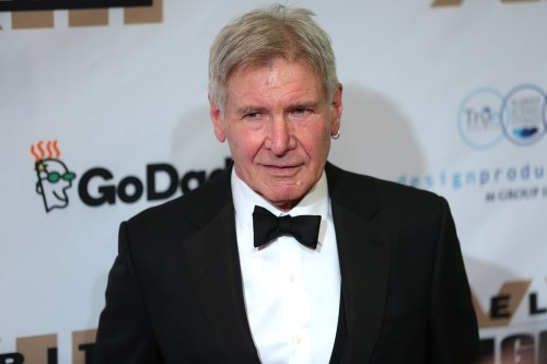 A man in a tuxedo with a bow tie, standing on a red carpet at an event, looking directly at the camera.