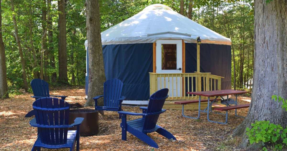 Go Glamping At These 3 Campgrounds In Maryland With Yurts For An ...