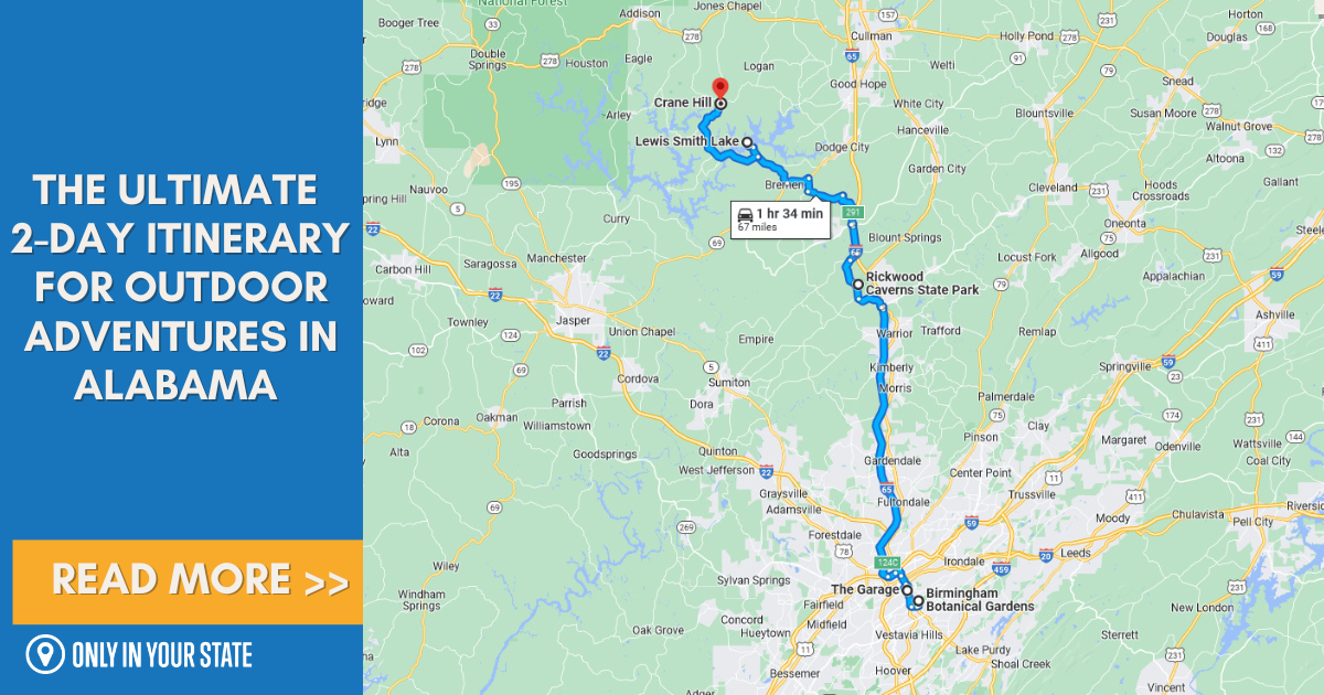 2-Day Itinerary For Outdoor Adventures And Activities In Alabama