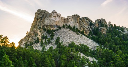 view of mount rushmore in south dakota