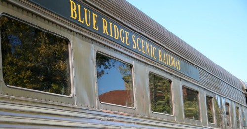the blue rudge scenic railway train in georgia