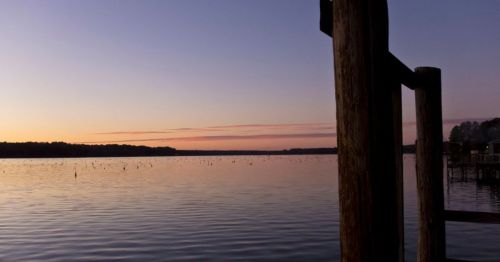 Dock on Lake Claiborne in Lousianna