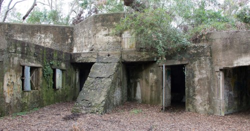 Fort Fremont, an abandoned fort in South Carolina.