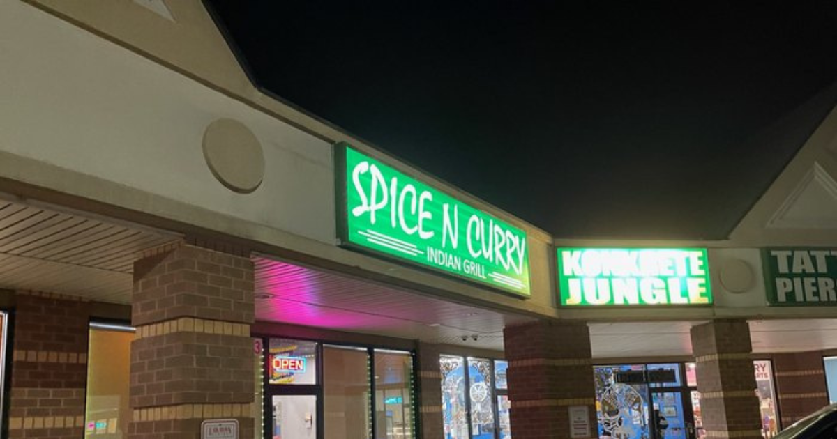 The Traditional Lunch Box From Spice N Curry Restaurant In Maryland Has