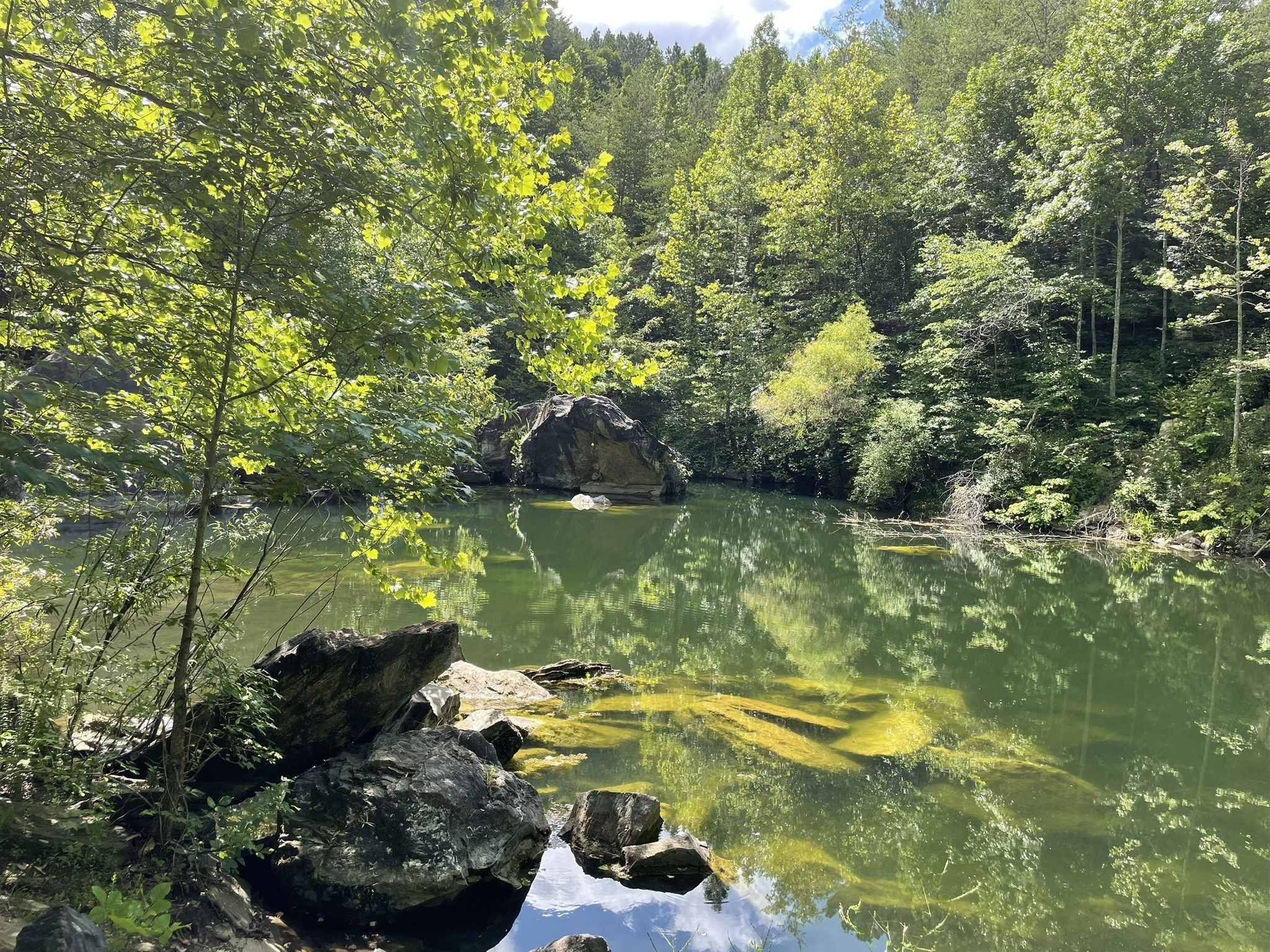 Pine Log Creek Trail Leads To An Abandoned Quarry In Georgia