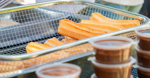 A close-up of churros in Mississippi