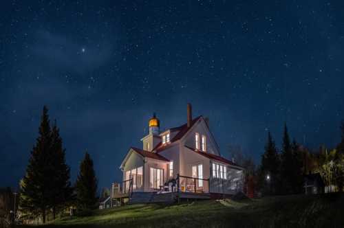 Lighthouse Airbnb in Michigan.