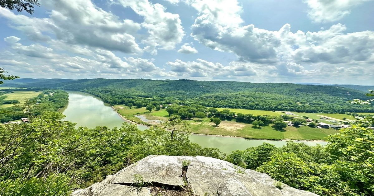 Secluded Hiking Trail In Arkansas: White River Bluff Loop