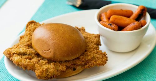 A large fried tenderloin in Indiana