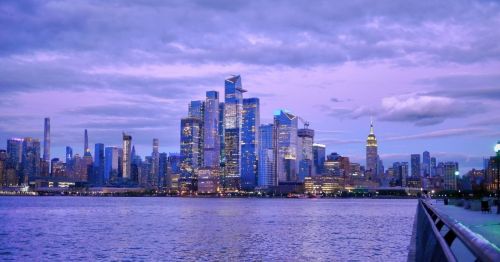 View of Midtown Manhattan from the Hudson River