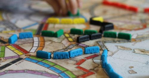 Ticket to ride board game in Colorado
