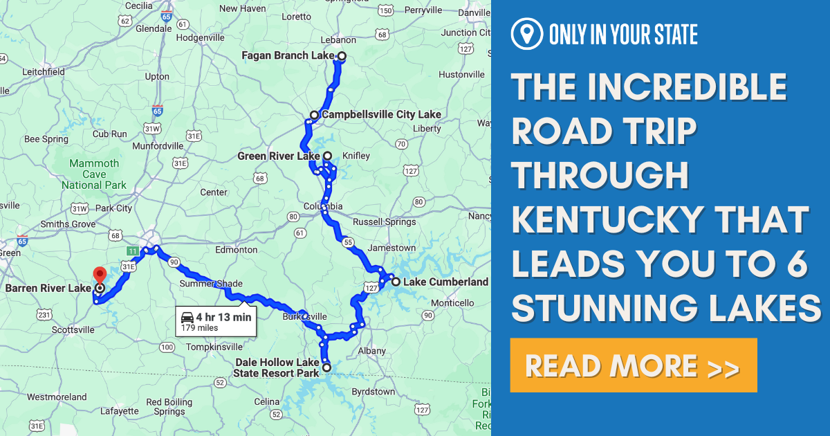 Incredible Lake Road Trip Through Kentucky To 6 Stunning Lakes